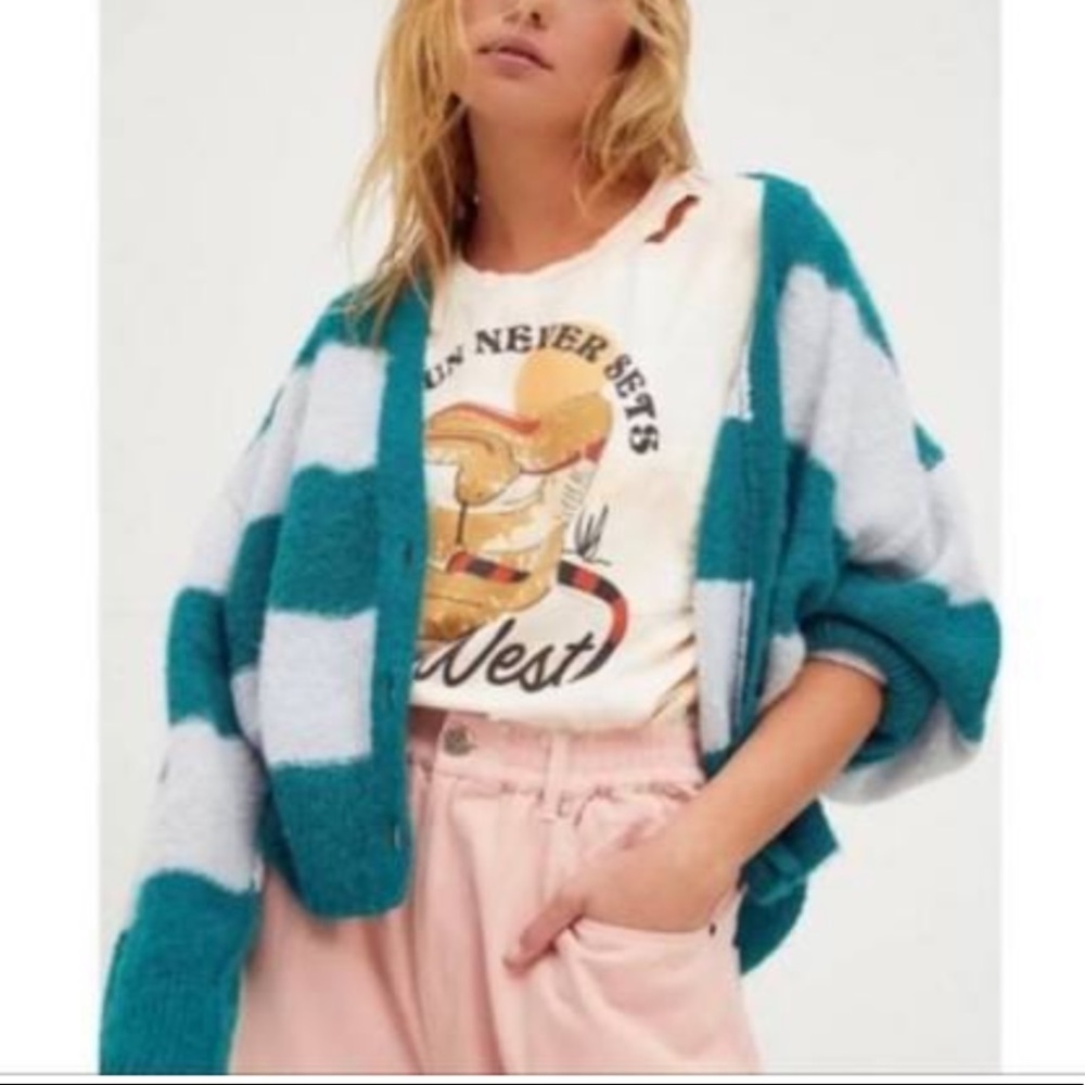 FREE PEOPLE ECLAIR ALPACA CARDIGAN NWT